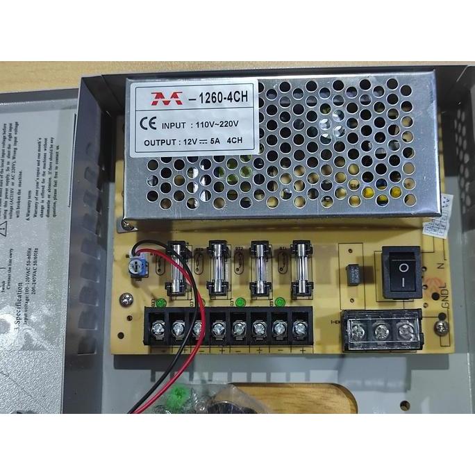 Power Supply box 12V 5A Power Supply 12v 5A