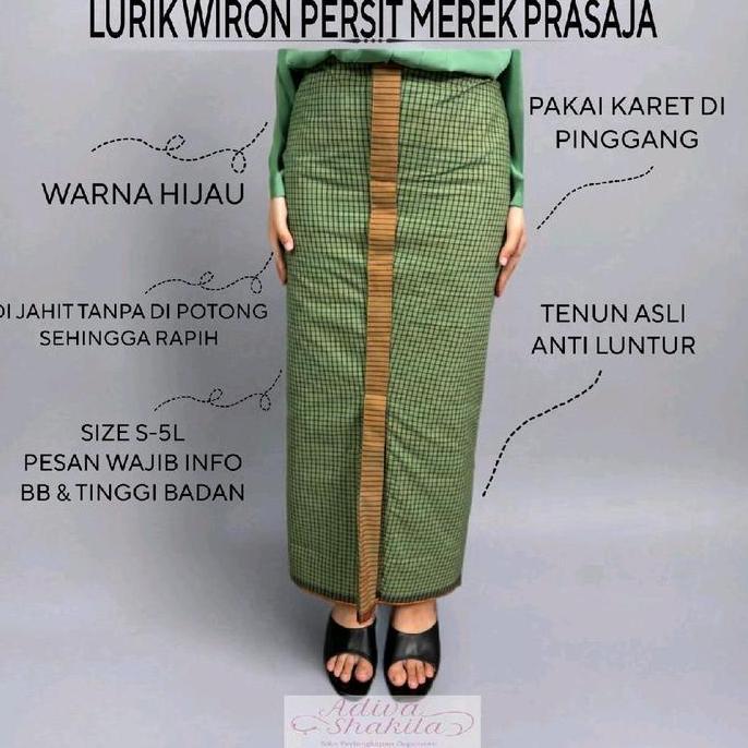 ADIVA-- LURIK PSR SARUNG / WIRON BHAYANGKARI PERSIT JALASENASTRI SUDAH JADI BAWAHAN SAJA