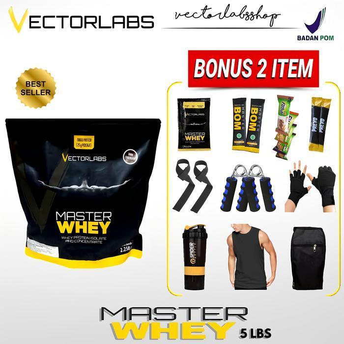Vectorlabs Master Whey Protein 5 lbs Susu Whey Protein 2,2kg