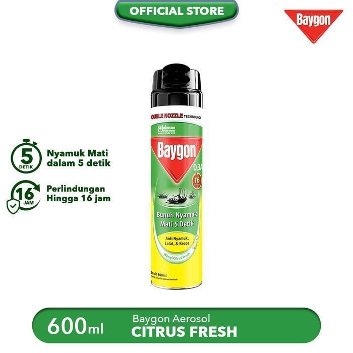 Baygon Aerosol Citrus 600 ml