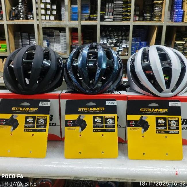 Helmet Strummer Rh8 Aero Wave Size L 5861 Cm Maglink Helm Sepeda Strummer Rh8 Ukuran L 5861Cm Ergono