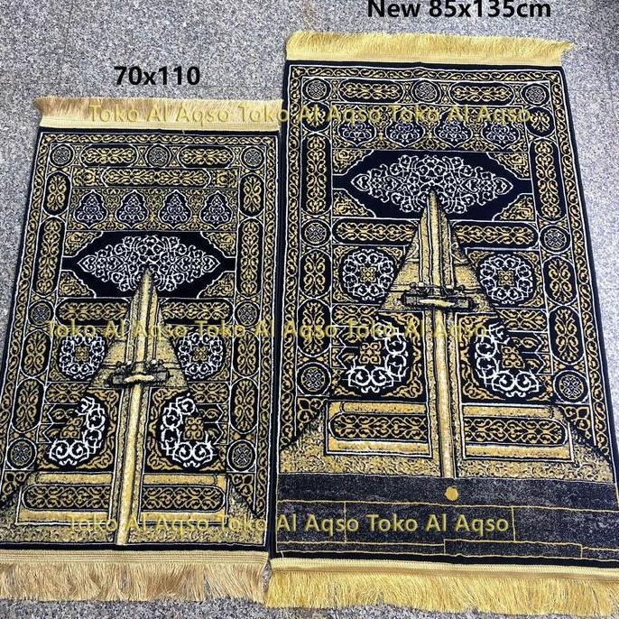 Sajadah Bab Al Kabah/Sajadah Kiswa ka'bah/Sajadah Kiswah Ori