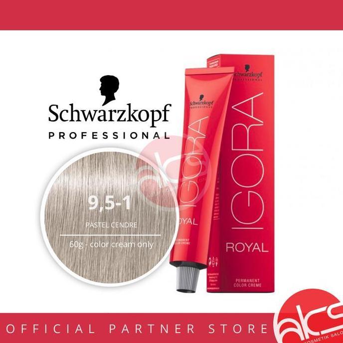 Schwarzkopf Professional CAT RAMBUT IGORA ROYAL Pastel 9,5-1 60g