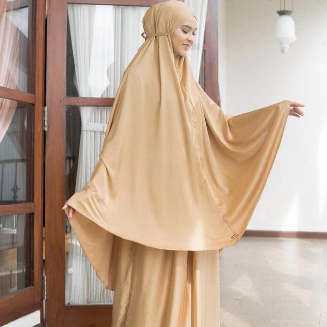 ASLI Lozy Hijab - Medina Prayer Set ( Mukena Satin ) Panjang Mewah Muslim READY STOCK
