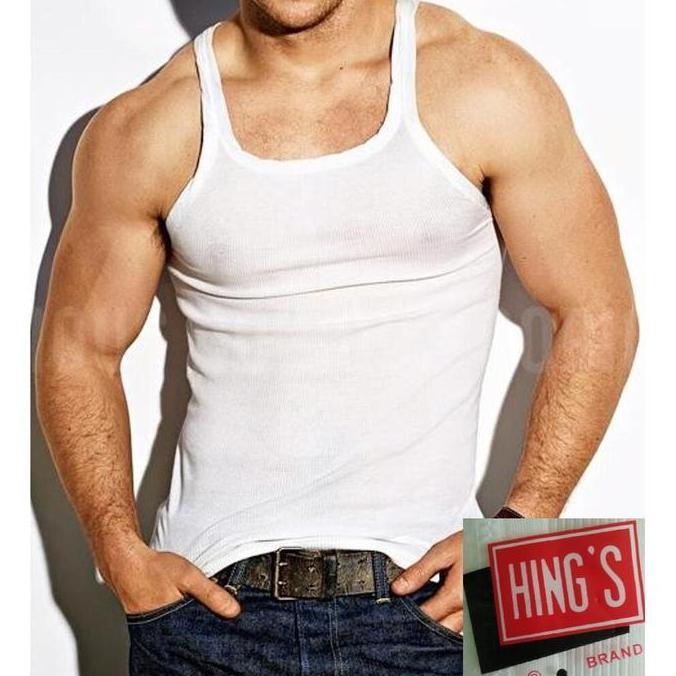 Promo 1 Pcs Singlet Kaos Dalam Pria Hings | Kaos Kutang Laki Laki dewasa Hings's Diskon