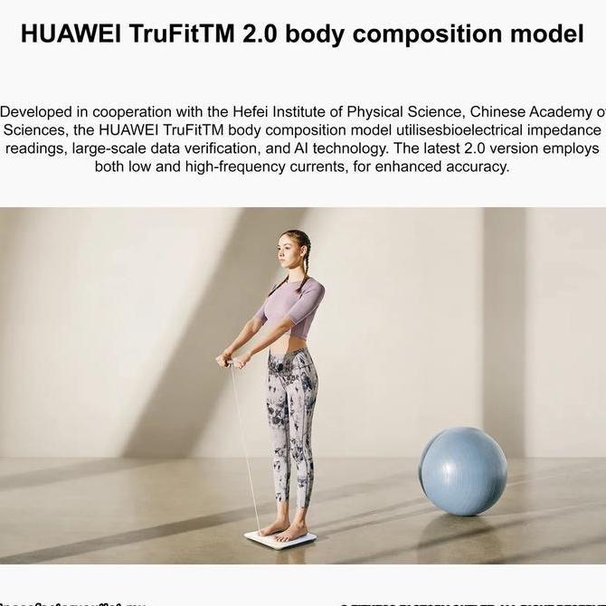 Bellashoopingcom - Huawei Smart Body Fat Scale 3 Pro - 22 Elektroda Wi-Fi Bluetooth 4.2