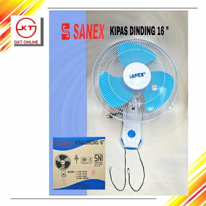 Kipas angin Dinding 16 Inch Sanex / Wall Fan Sanex Kipas Angin Listrik DISKON