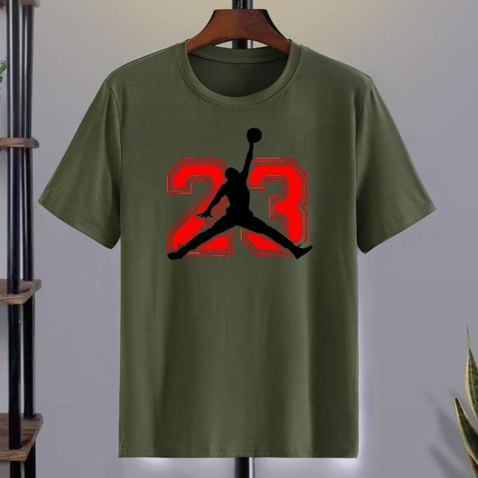 Kaos Katun Premium Cowok KS618 Size S M L XL 2XL 3XL 4XL 5XL - Jordan
