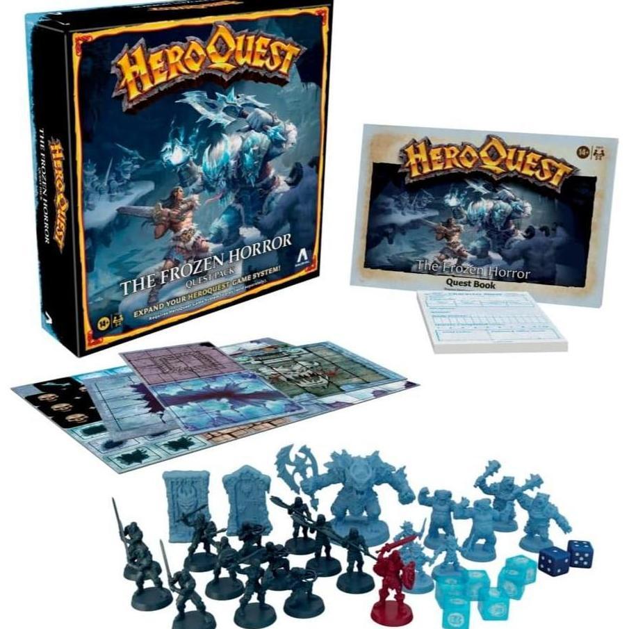 BEST SELLER Avalon Hill HeroQuest The Frozen Horror Quest Pack, Dungeon Crawler Game