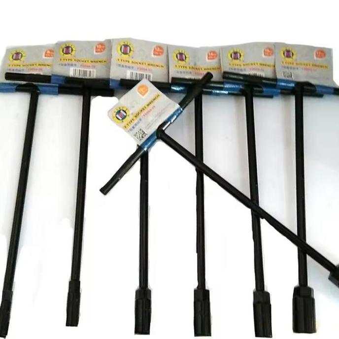 Kunci T Panjang 10-12-14-16-17-19mm  Kunci T Shock