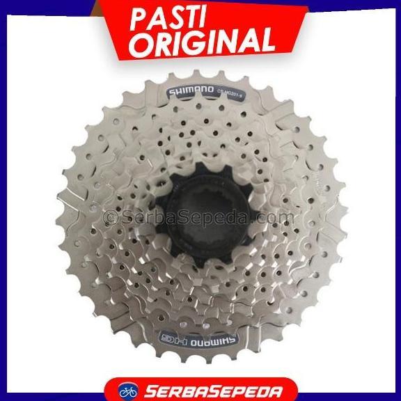 Promo Cassette Sepeda - Shimano Cassette HG201 9 Speed 11-36T COD