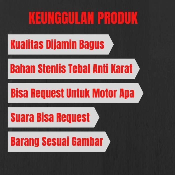 Slincer Knalpot Racing Brm Original Model Cld Monster Cld C3 Original Dan Terpercaya