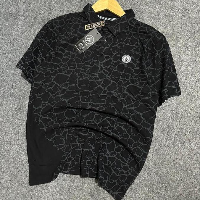 BAJU KAOS KERAH PRIA VOLCOM SUPER PREMIUM SURFING DISTRO 052