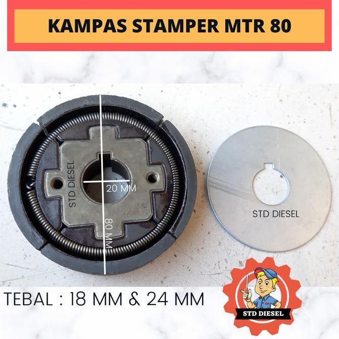 NEW KAMPAS COUPLING KOPLING MTR80 GX160 GX200 STAMPER MERK BB