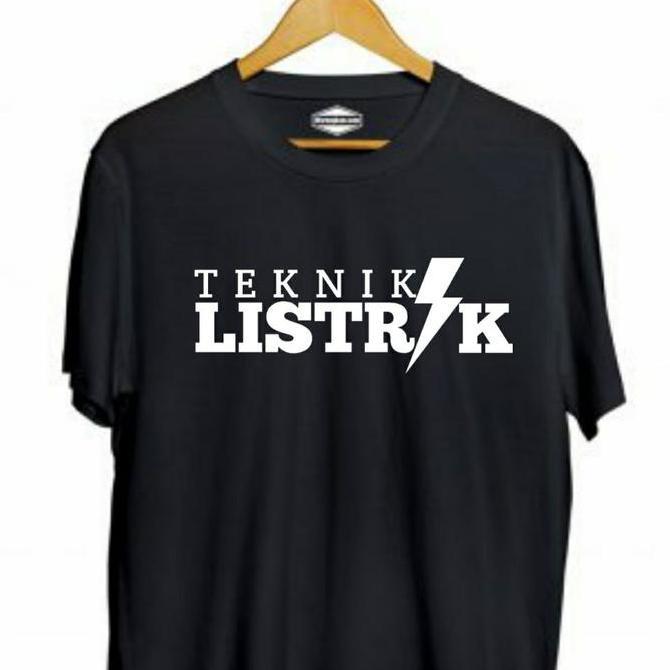T-shirt baju kaos pria teknik listrik / kaos murah pria / kaos adem