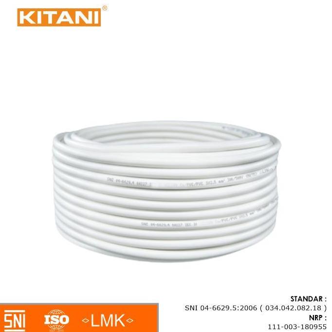 KITANI - NYLHY 20.75 mm - 100 Meter Kabel Listrik Tembaga Serabut