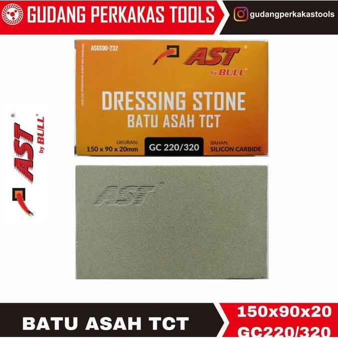 Batu gosok asah TCT hijau / dressing stone 150x90x20 AST