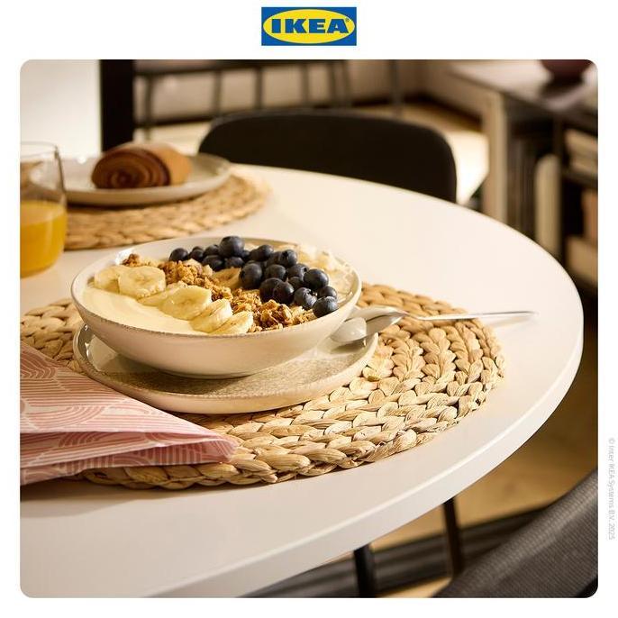 Bestone- IKEA SOAR Alas Piring untuk Meja Makan 37 cm