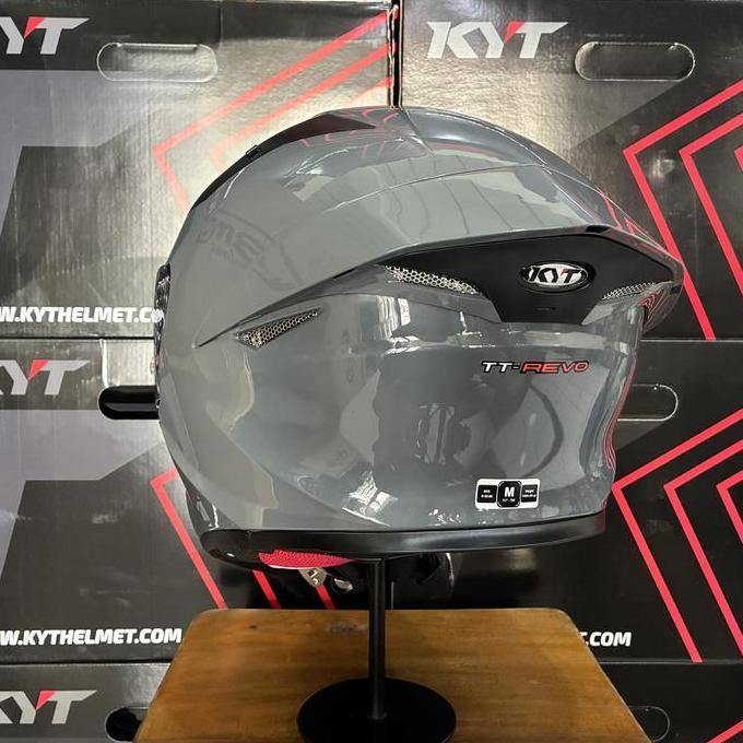 Helm Full Face KYT TT-Revo New Solid Polos Original