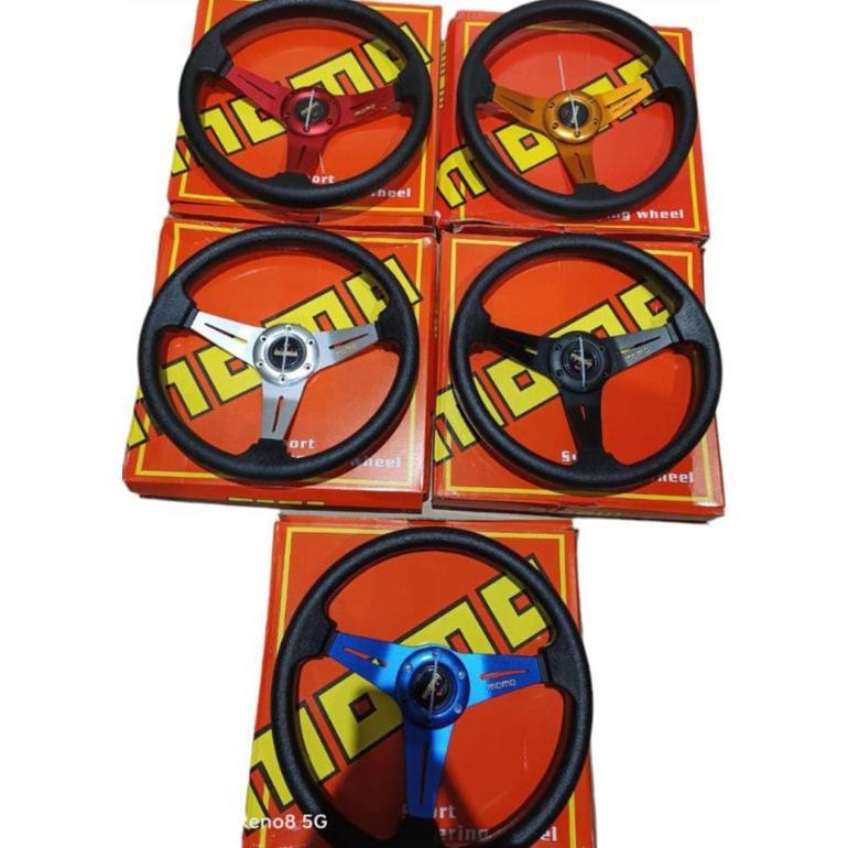 Stir Setir Racing Mobil ukuran 14inch Semi celong