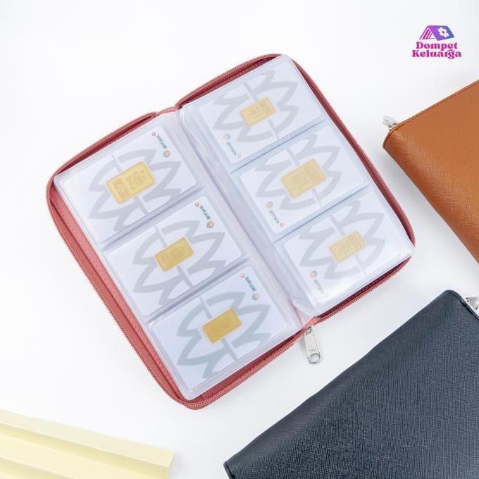 Dompet Logam Mulia Album Antam Tempat Penyimpanan Emas 60 Slot