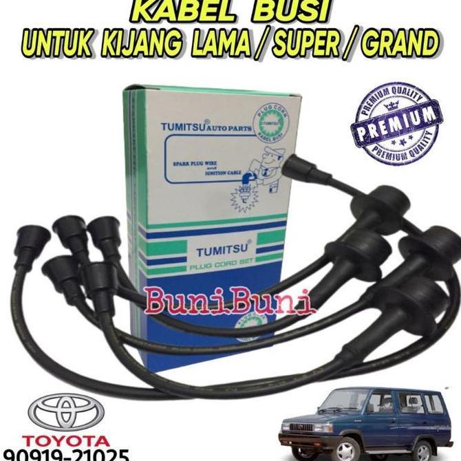Promo KABEL BUSI Koil Mobil KIJANG LAMA 4K / SUPER 5K / GRAND & KAPSUL NON EFI (1 SET) Diskon