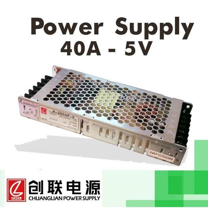 Chuanglian Power Supply PSU 40A 4.5V 200W LED Power Supply Slim Body Anti-Dust Anti-Moisture Anti-St