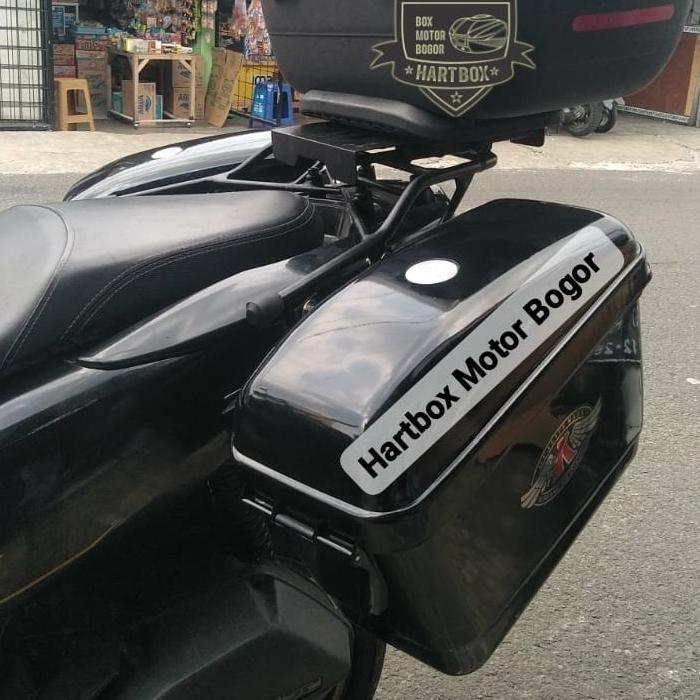 Box Samping KMI Hitam | SideBox KMI Black | Box Motor Samping Kanan Kiri