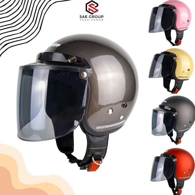 Helm Retro Kids Retro Anak Perempuan Laki Laki Usia 1 2 3 4 5 Tahun Lucu