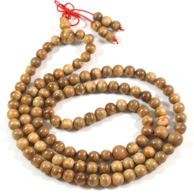 ASLI Indah craft- Tasbih 108 r Kayu Gaharu Papua Matural wangi alami READY STOCK