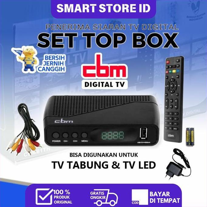 Stb Tv Digital Murah Support Wifi Cocok Untuk Tv Tabung Dan Led Full Hd 1080P