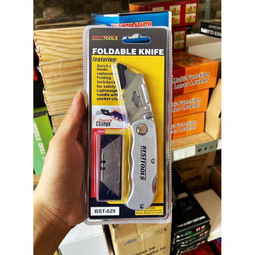 Cutter Lipat Foldable Knife Cutter Gypsum