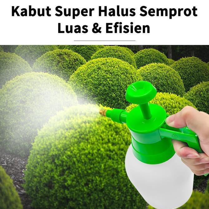 FEIBAO Botol Semprot Air 2 Liter Manual Tekanan Tinggi untuk Tanaman, Kebun, Pupuk, dan Pembersih Pe