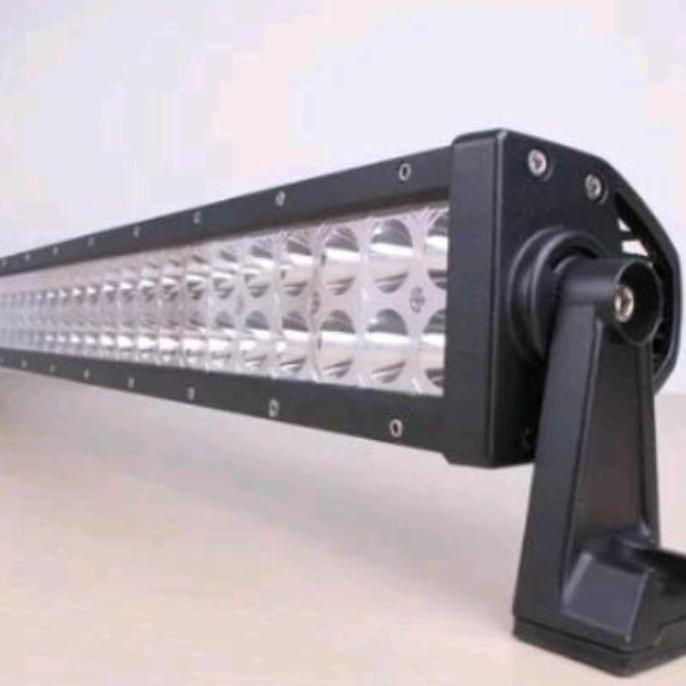 LAMPU ATAP MOBIL LED BAR LIGHT BAR 300 WATT 2 ROW LAMPU SOROT OFFROAD ORIGINAL DAN TERPERCAYA