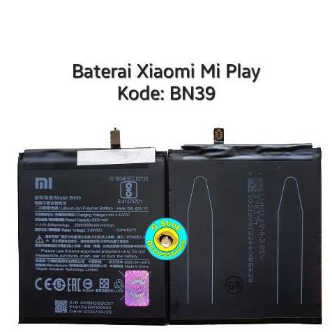 Baterai Batre Original Xiaomi Mi Play MiPlay BN39 Battery