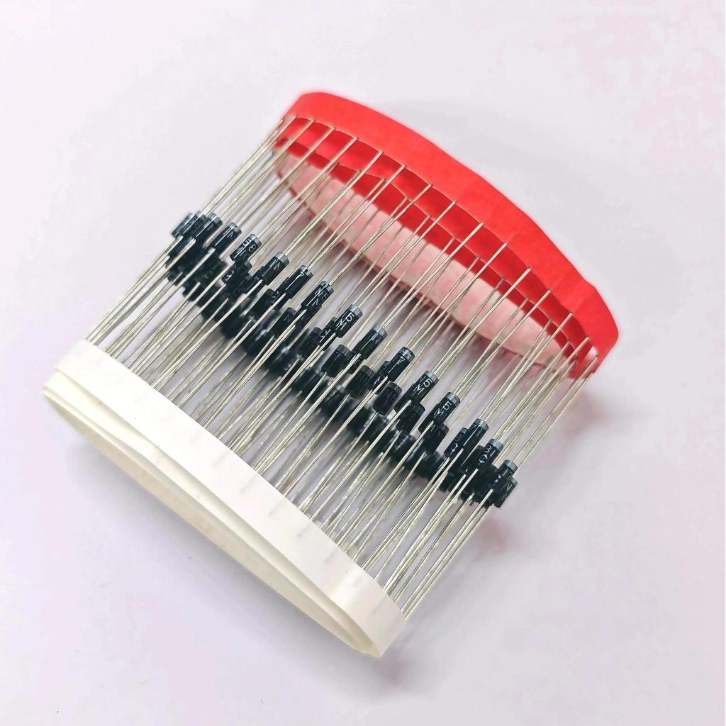 100/200PCS Piezas-diodo rectificador UF4007 FR107 FR207 RL207 1N4937 1N5392 1N5399 1N5817 1N5818 1N5