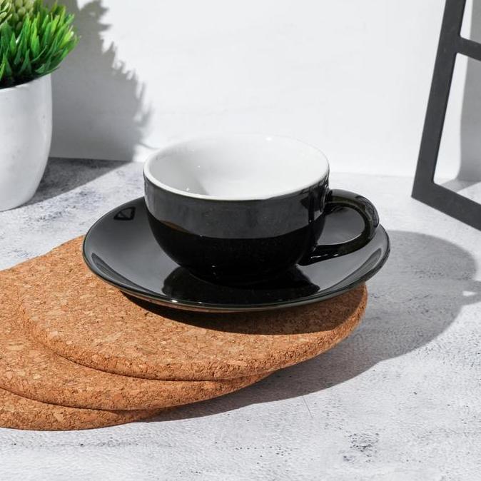 Brescia Coffee Cup I Cappucino Cup Porcelain I Cangkir Kopi Susu Kode 10