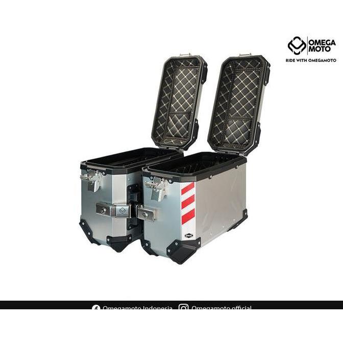 SIDE BOX MOTOR OMEGAMOTO 35 L VERSYS KTM BMW DUCATI APRILIA HUSQVARNA KODE 894