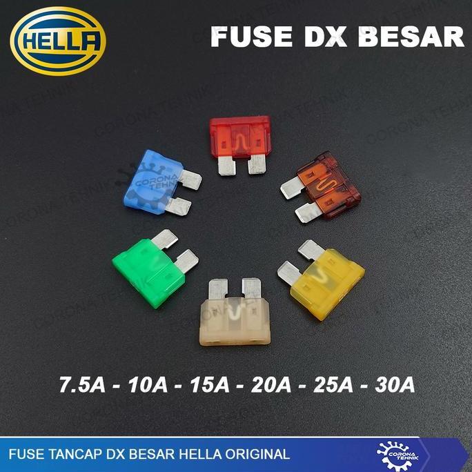 Fuse Sekring Tancap DX Besar Hella Original