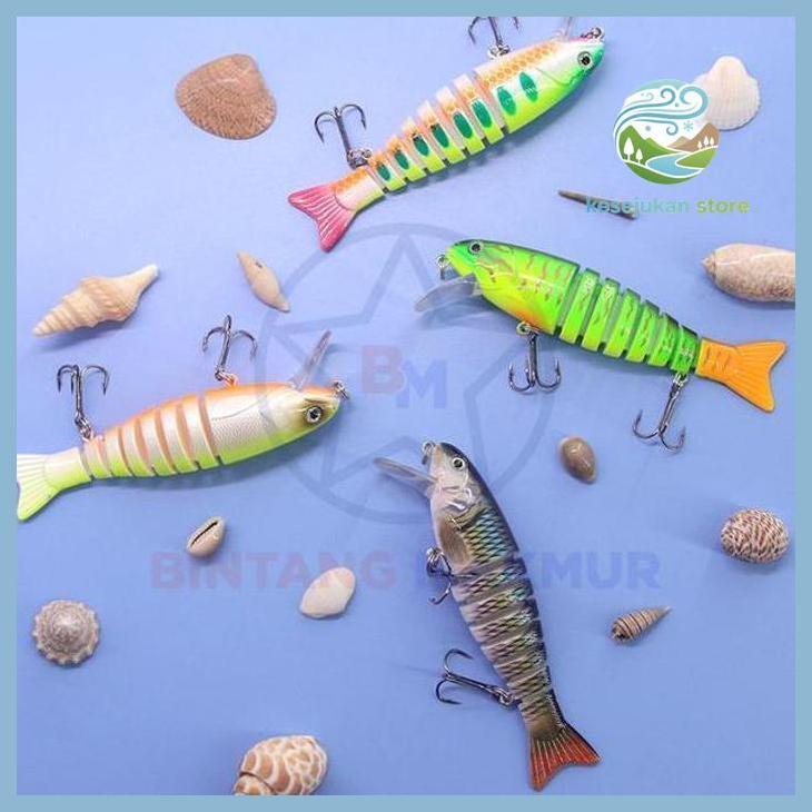 (PANCING) FISHING LURE UMPAN MANCING IKAN GERAK MATA 3D 11CM/17G SIAP KIRIM