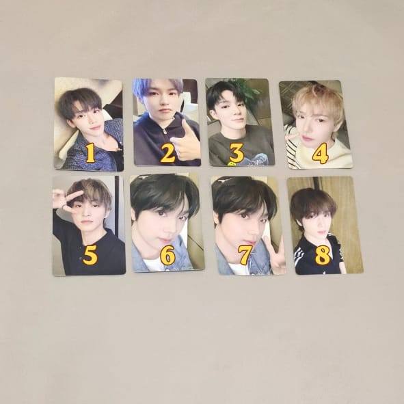 Photocard Haechan Mark Jeno Jaemin Jisung Chenle Renjun NCT DREAM fansign Jingdong BTTF Official