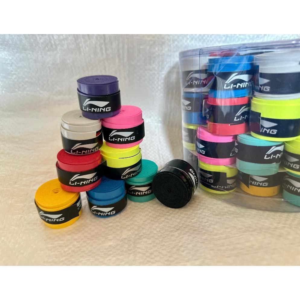 [60 PCS] GRIP RAKET BADMINTON LINING / GRIO KARET BADMINTON ANTI SLIP TEBAL