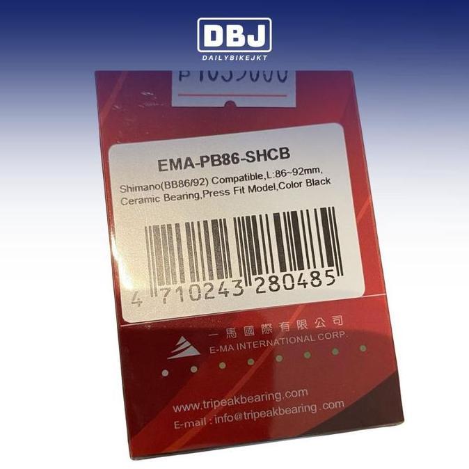 Bb Bottom Bracket Tripeak Ceramic Bearing Pressfit Pf41 Bb86 Bb92 24Mm