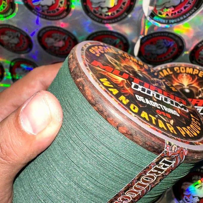 Gelasan Senar Mati MATOT 018 MUTIARA HITAM 6000 Yard Klos Kayu Khusus turnamen layangan aduan murah 