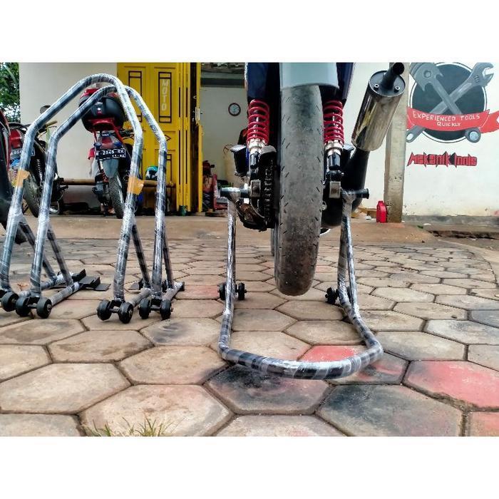 Standar Paddock Motor Bebek Sport Fizr Vixion Supra Universal Original Dan Terpercaya