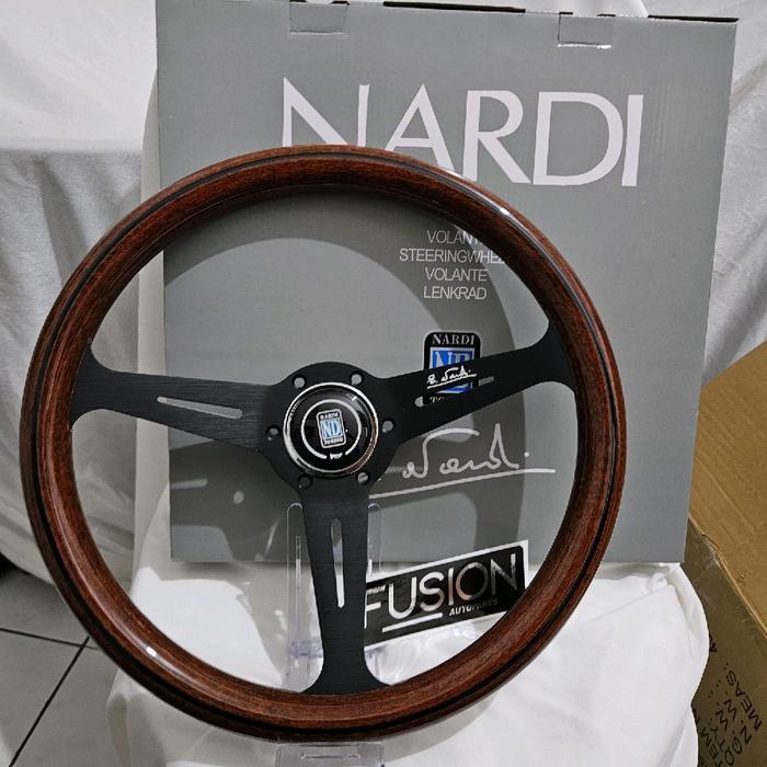 Nardi Wood Kayu Stir Racing Klasik Nardi Torino Wood Kayu Chrome Hitam Classic Klasik Import Origina