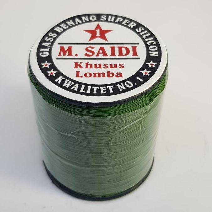 Benang gelasan katun asli M.Saidi Original / gelasan katun super kites / Gelasan katun bagus tajam