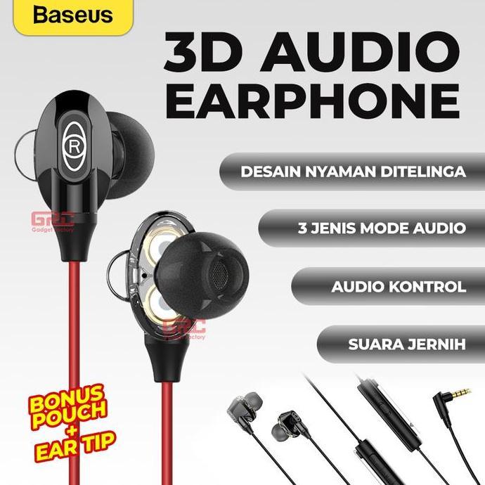 Baseus Gaming Earphone H08 Surround 3D Fortnite Pubg Gamo Best Seller