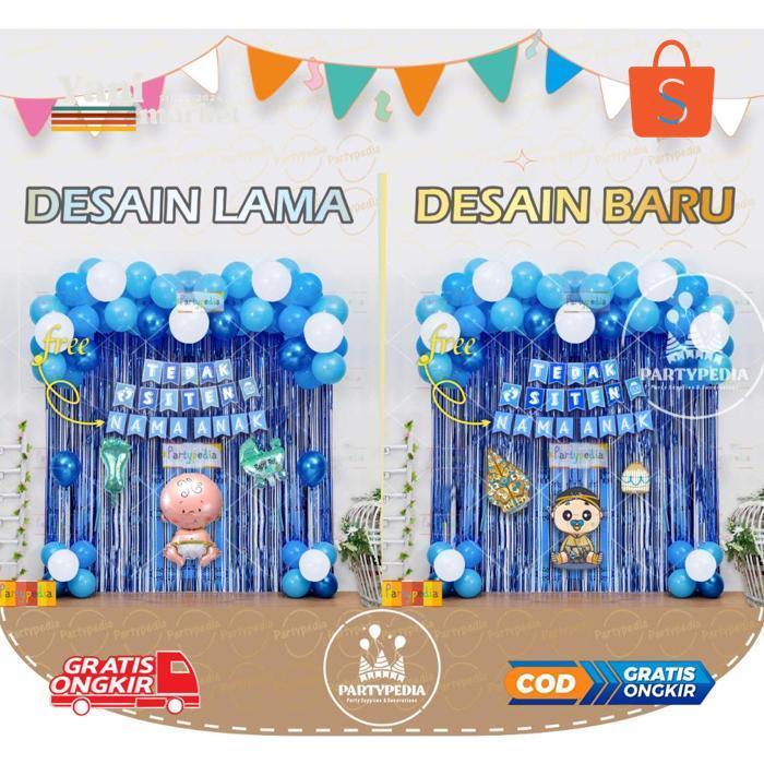 YANIMARKET PAKET DEKORASI TEDAK SITEN ANAK/BAYI LAKI-LAKI TERBARU