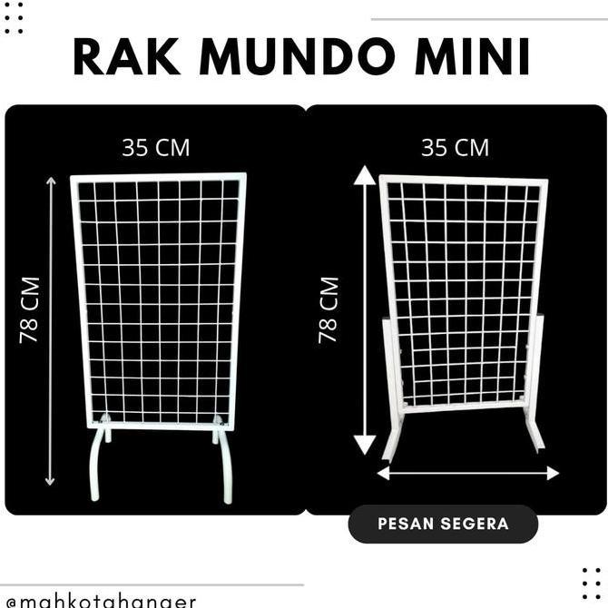 RAK MUNDO MINI / RAK DISPLAY ETALASE/MINI LOKET DISPLAY